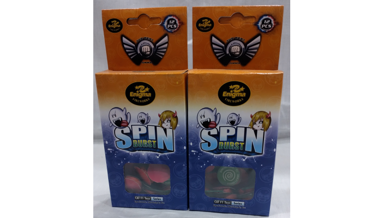 Ground spinners - SPIN BURST 12 pieces 