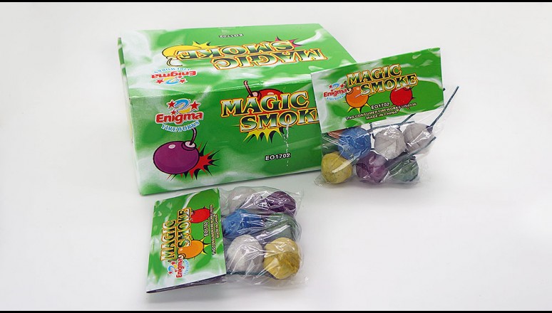 Colour Smoke Balls package 6 pieces